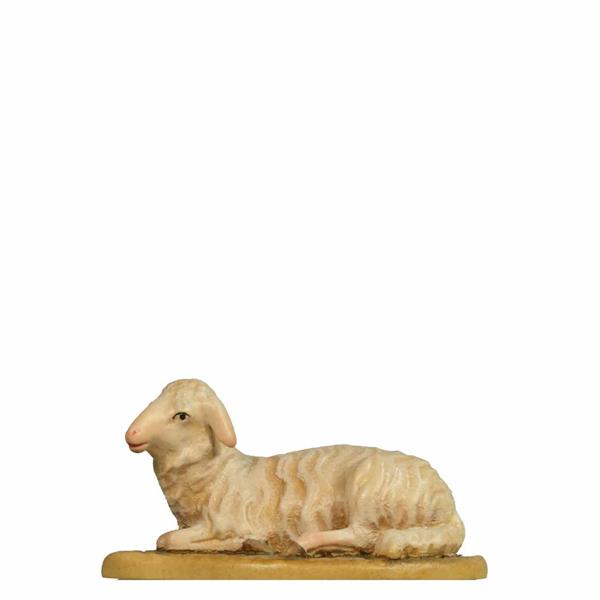 Schaf liegend mit Sockel Schaf liegend mit Sockel