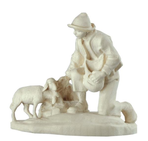 Hirtenbub mit Lämmer Hirtenbub mit Lämmer