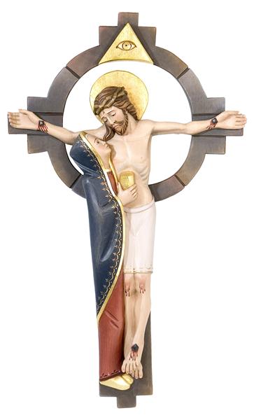 Christus mit Maria und Symbolen Christus mit Maria und Symbolen