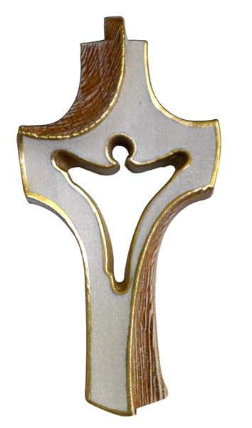 Kreuz modern weiß innen