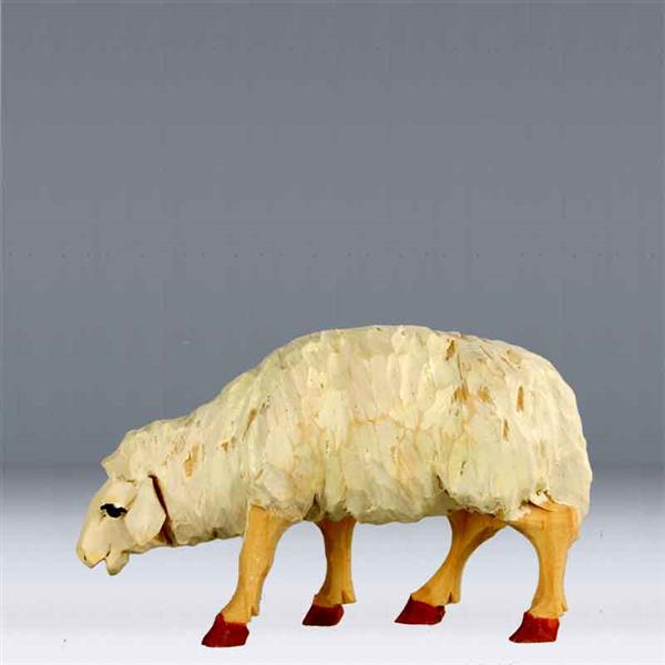 Schaf äsend HANDGESCHNITZT