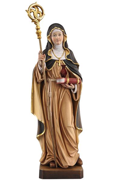 Hl. Walburga mit Stab und Flasche Hl. Walburga mit Stab und Flasche