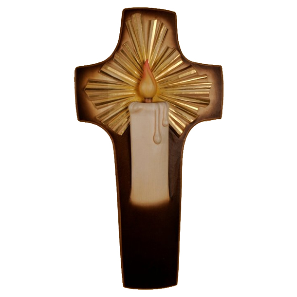 Lichtkreuz, Holz geschnitzt Lichtkreuz, Holz geschnitzt