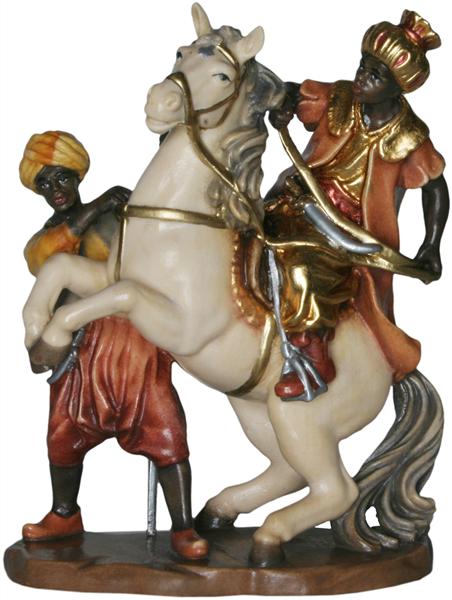 Orient.Krippe König auf Pferd Orient.Krippe König auf Pferd