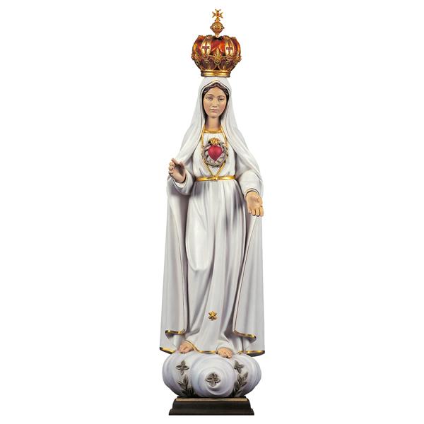 Herz Maria der Pilger mit Krone Herz Maria der Pilger mit Krone