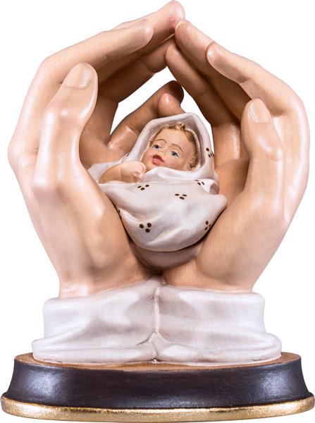 Schützende Hände mit Baby Schützende Hände mit Baby