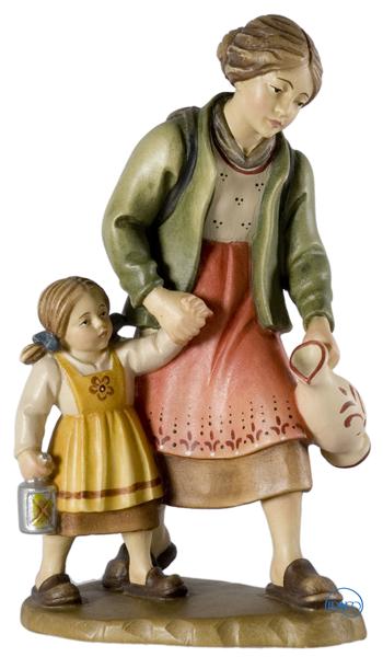 Hirtenfrau mit Mädchen Hirtenfrau mit Mädchen