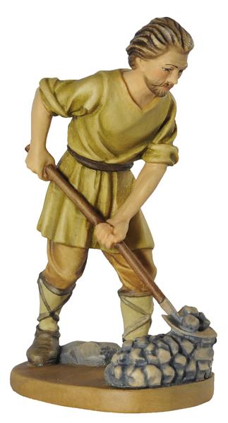 Bauer mit Schaufel - mit Sockel