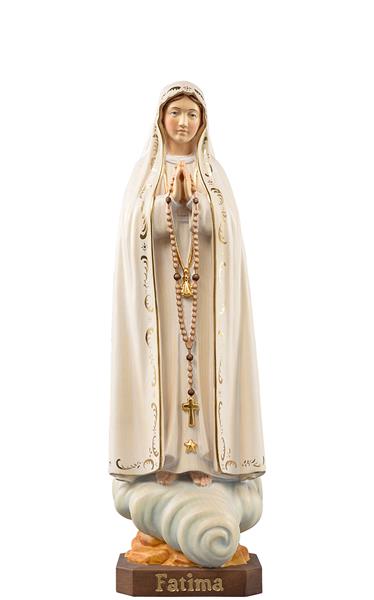 Madonna Fatima Capelinha mit Rosenkranz