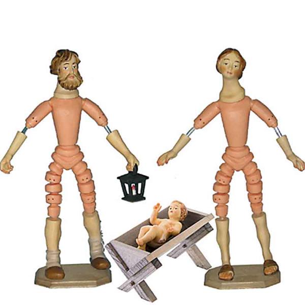 Volkskrippe unbekleidet Lepi