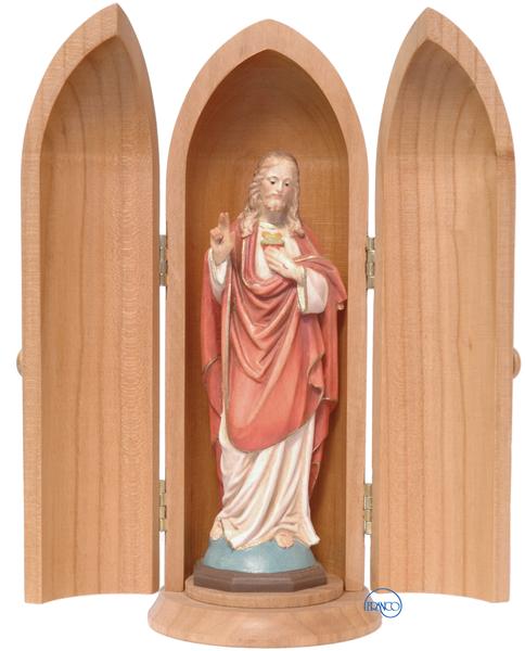 Herz Jesu 12 cm in Nische Herz Jesu 12 cm in Nische