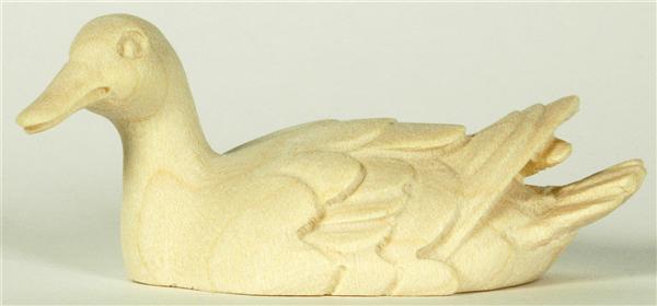 Ente schwimmend - Kopf links grün Ente schwimmend - Kopf links grün