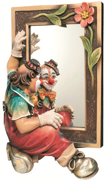 Spiegelclown (links) Spiegelclown (links)
