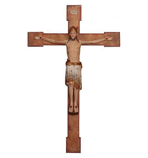 Kruzifix Christ König romanisch