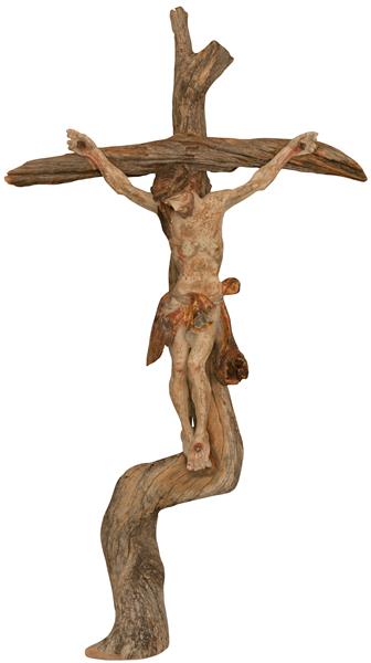 Corpus Barock Wurzel mit Wurzelkreuzbalken
