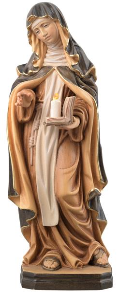 Hl. Brigitte von Irland mit Buch und Kerze Hl. Brigitte von Irland mit Buch und Kerze