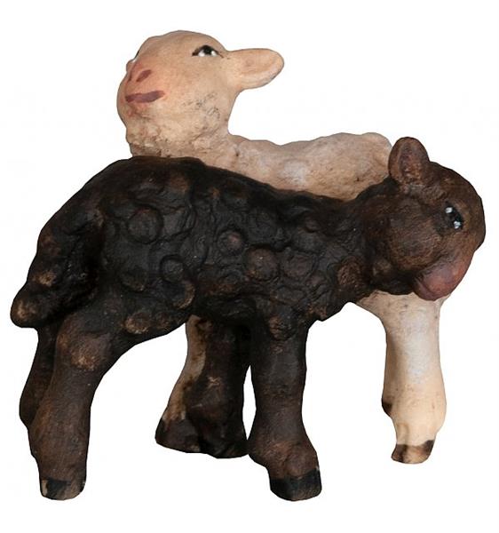 Lamm mit schwarzem Lamm