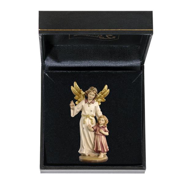 Schutzengel mit Mädchen mit Etui Schutzengel mit Mädchen mit Etui