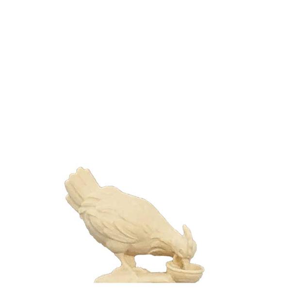 Henne mit Kornschale Henne mit Kornschale