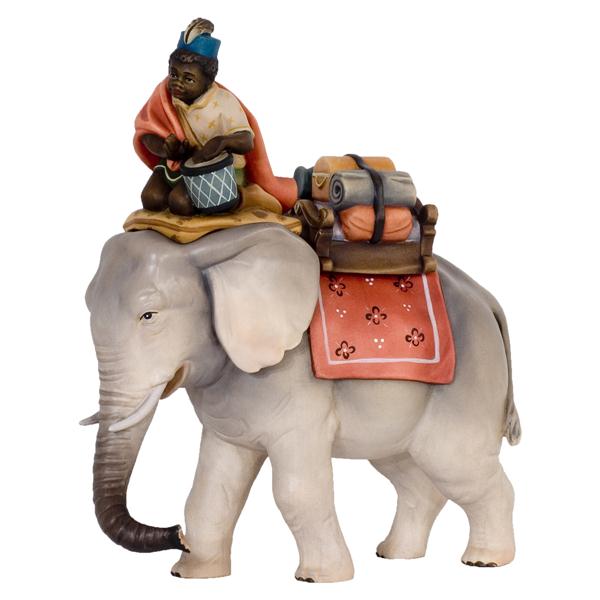 Elefant mit Reiter und Gepäck Elefant mit Reiter und Gepäck