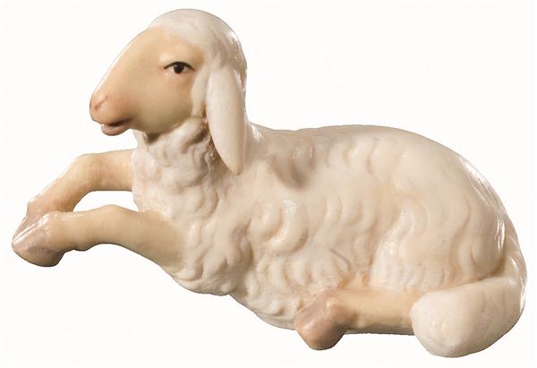 Schaf für Hirte sitzend