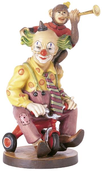 Clown mit Dreirad Clown mit Dreirad