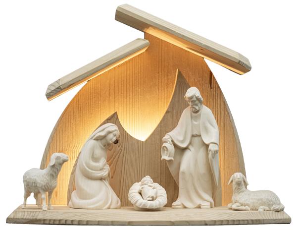 LED Fam.Stall Altea+Hl.Familie Rudolf und 2 Schafe LED Fam.Stall Altea+Hl.Familie Rudolf und 2 Schafe