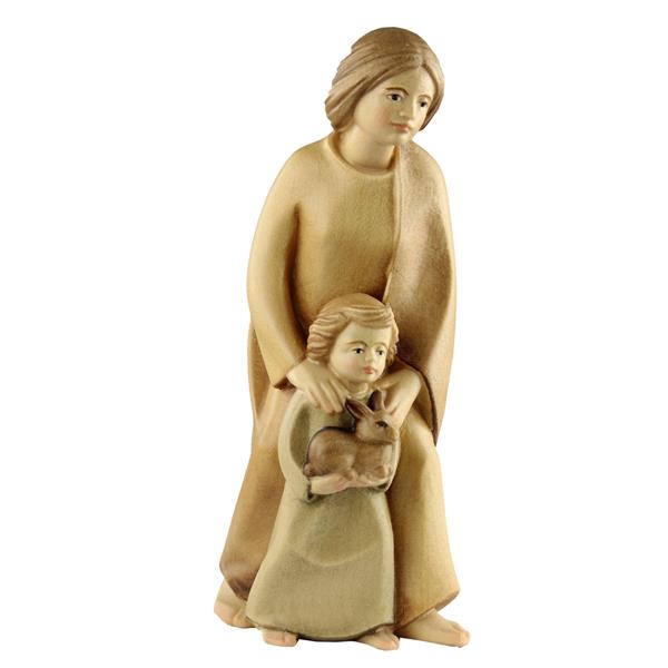Hirtin mit Mädchen Hirtin mit Mädchen