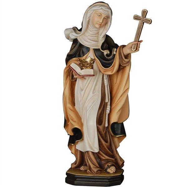 Hl. Johanna de Maillé mit Kreuz und Krone