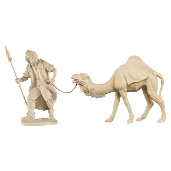 Kamel mit Treiber und Gepäck Kamel mit Treiber und Gepäck