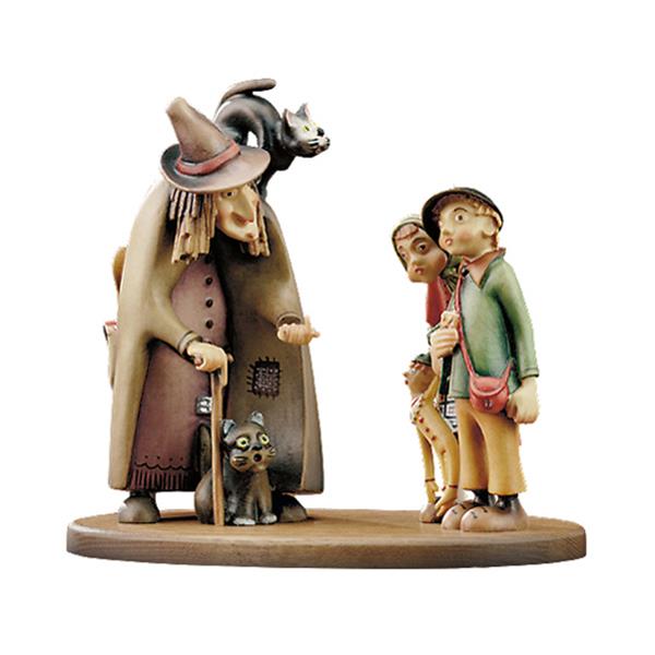 Hänsel und Gretel mit Sockel Hänsel und Gretel mit Sockel