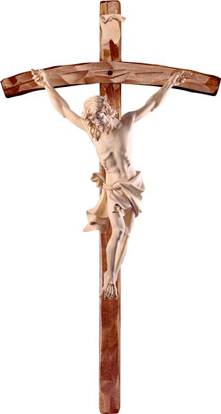 Alpenchristus Linde mit gebogenem Kreuz Alpenchristus Linde mit gebogenem Kreuz