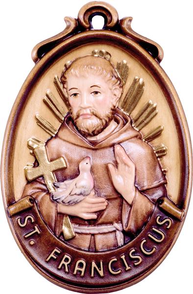 Medaillon Hl. Franziskus Medaillon Hl. Franziskus