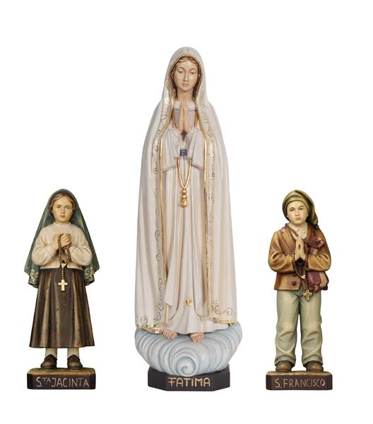 Madonna Fátima Capelinha mit 2 Hirtenkinder