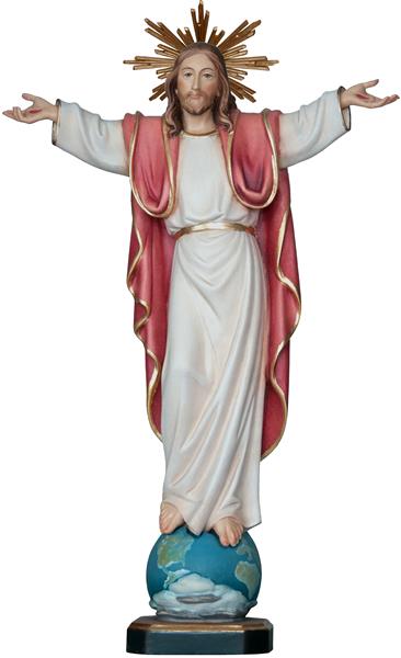Jesus auf Weltkugel mit Gloriole Jesus auf Weltkugel mit Gloriole