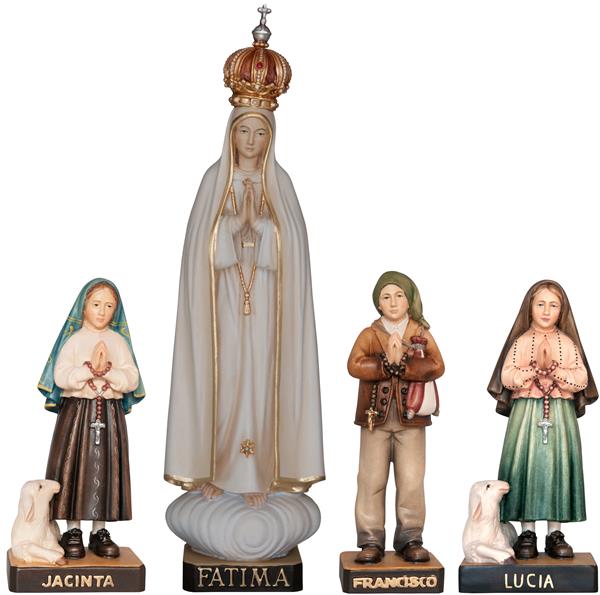 Fatima Cappellinha mit Krone und Kindern Fatima Cappellinha mit Krone und Kindern