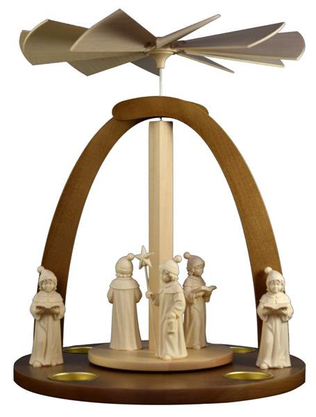 Pyramidem mit 5 Kurrende Figuren in 10 cm Pyramidem mit 5 Kurrende Figuren in 10 cm
