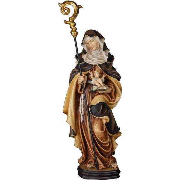 Hl. Edeltraud mit Stab und Jesukind Hl. Edeltraud mit Stab und Jesukind