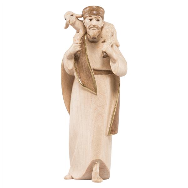 Hirt stehend mit Schaf Hirt stehend mit Schaf