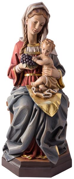 Traubenmadonna mit Kind sitzend Traubenmadonna mit Kind sitzend
