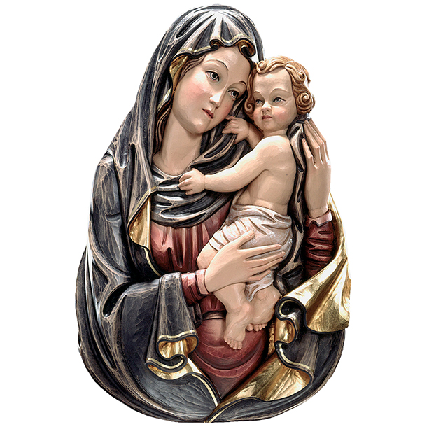 Madonna Brustbild-Relief Madonna Brustbild-Relief