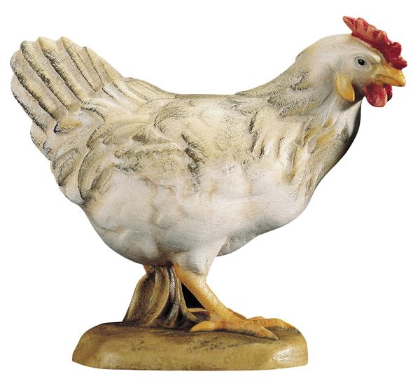 Henne stehend weiß Henne stehend weiß