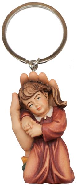 Schlüsselanhänger mit Geborgenes Mädchen Schlüsselanhänger mit Geborgenes Mädchen