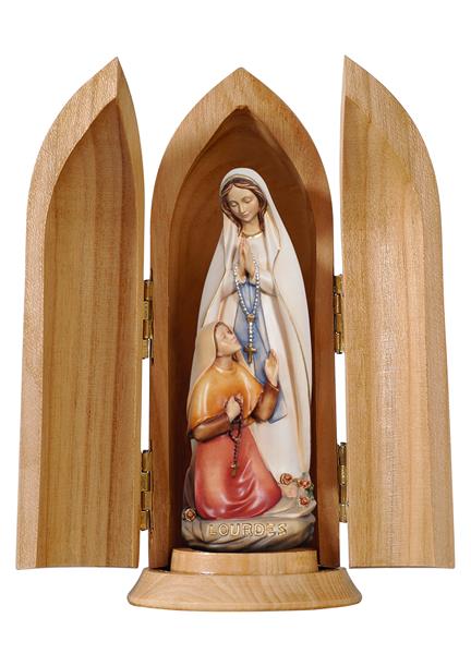 Madonna Lourdes mit Bern.in Nische Madonna Lourdes mit Bern.in Nische