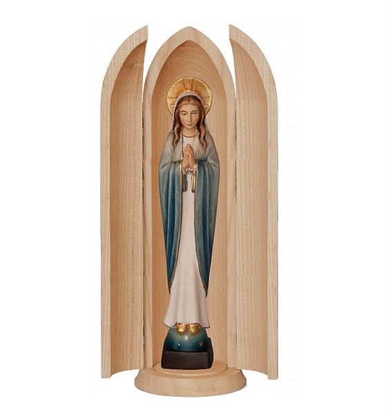 Nische mit Pilgermadonna Nische mit Pilgermadonna