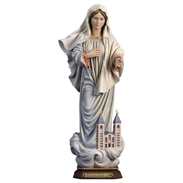 Madonna Medjugorje mit Kirche Madonna Medjugorje mit Kirche