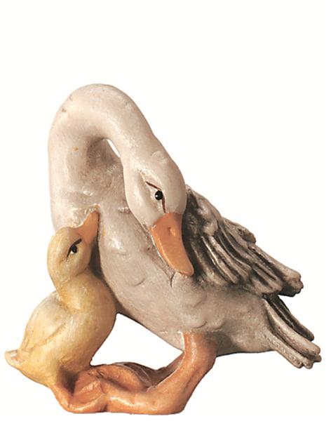 Gans mit Küken