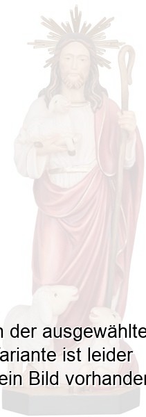 Jesus der gute Hirte mit Gloriole Jesus der gute Hirte mit Gloriole