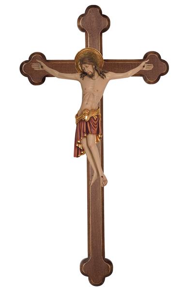 Christus Cimabue auf Balken gebeizt Barock