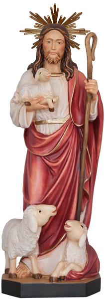 Jesus der gute Hirte mit Gloriole